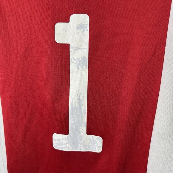 Ajax Adidas Jersey Adult Medium Red Eredivisie Europa League Soccer Climalite - Picture 10 of 15